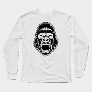 Gorilla head Long Sleeve T-Shirt